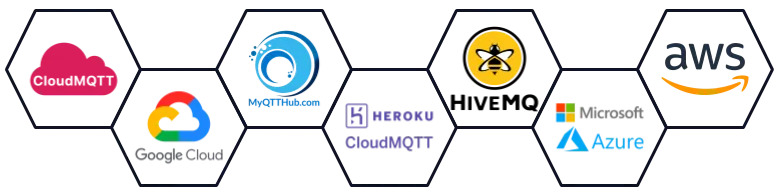 MQTT brokers&#x27; logos
